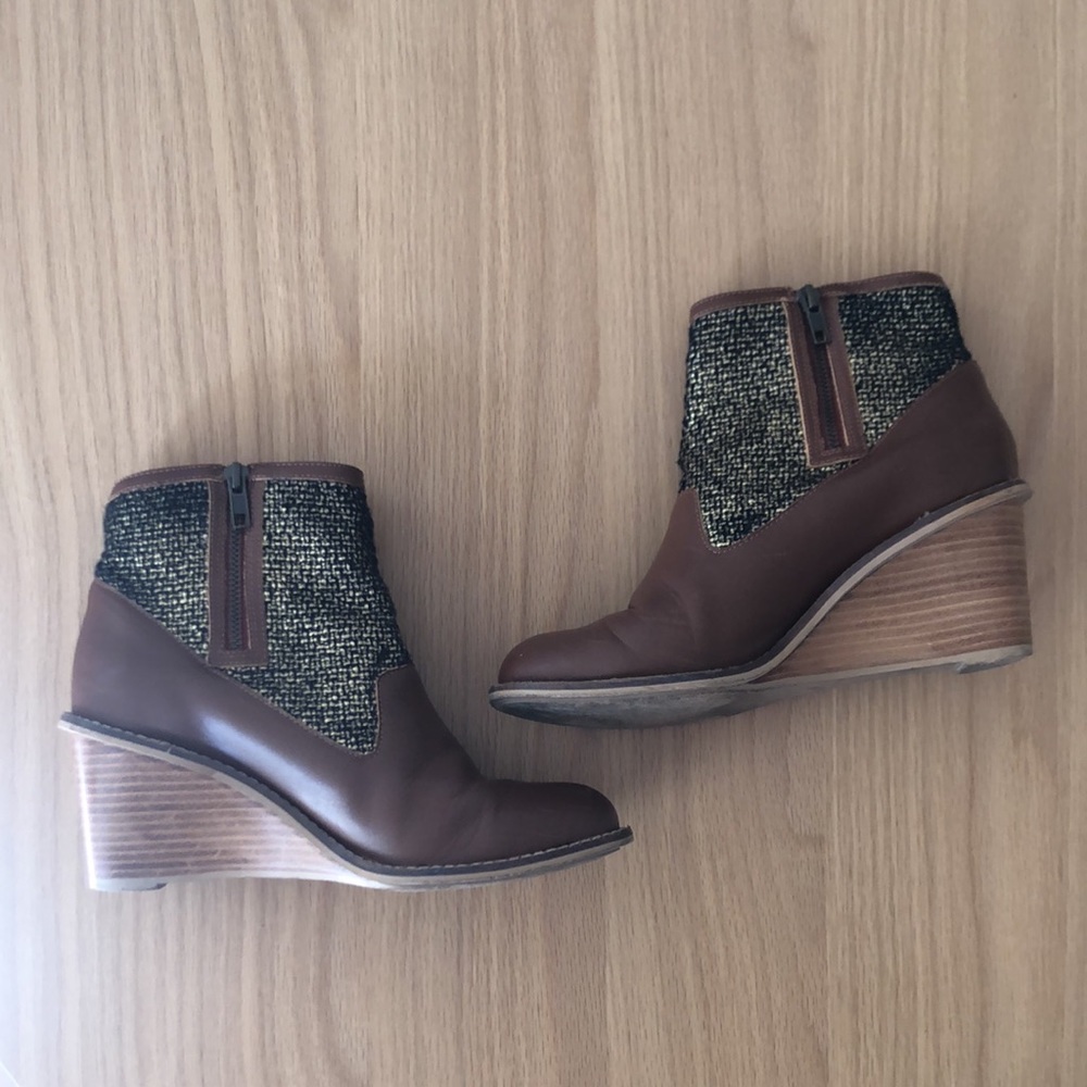 Women’s Schuler & Sons Wedge Boot Size 8.5 View 4